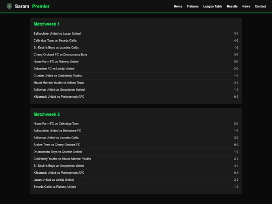 testing/results screenshot