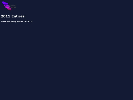 2011-entries screenshot