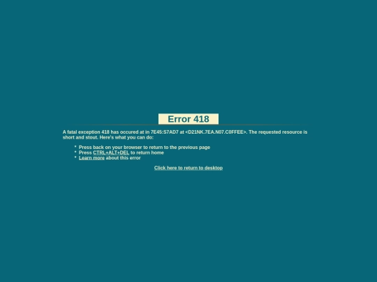 teapot screenshot
