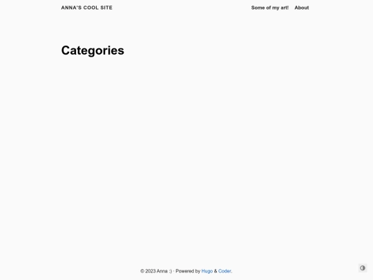 categories screenshot