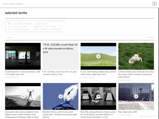 Art/portfolio screenshot