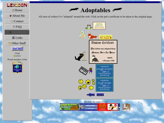 adoptables screenshot