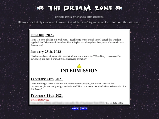 dreams screenshot