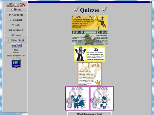 quizzes screenshot