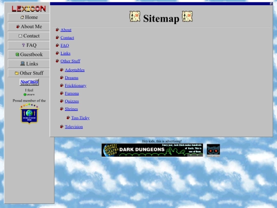 sitemap screenshot