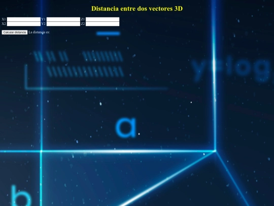 JavaScript/ejercicio1/distancia3D screenshot