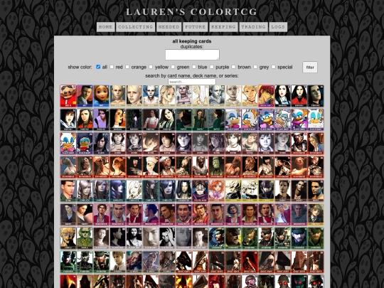 colors/keepingcardsall screenshot