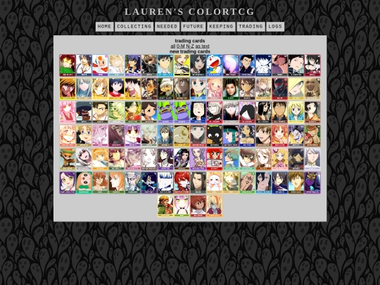 colors/tradingcards screenshot