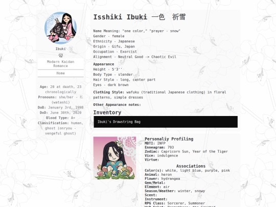 modern_kaidan_romance/charabio/ibuki screenshot