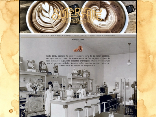 paginas/cafe screenshot