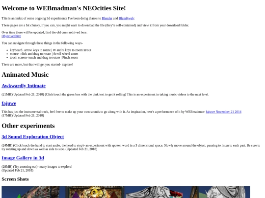 index screenshot