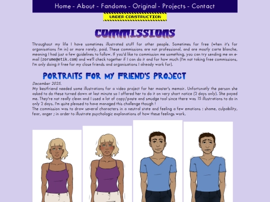 commissions screenshot