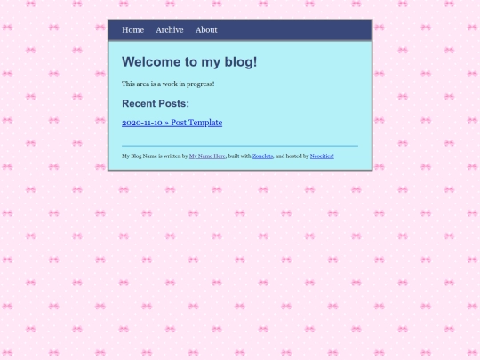 blog screenshot
