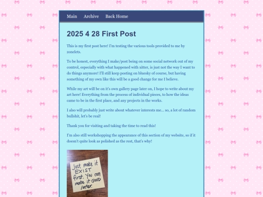 blog/posts/2025-4-28-First-Post screenshot