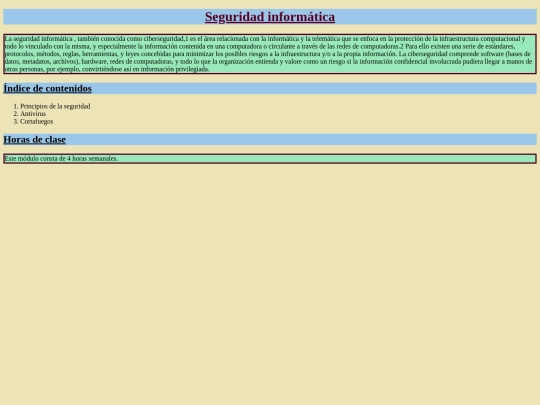 Trabajos/Seguridad screenshot