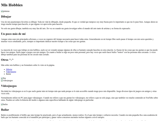 Trabajos/hobby screenshot