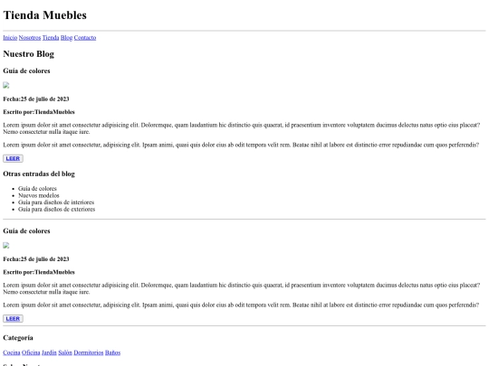 Trabajos/tiendamueble/blog screenshot