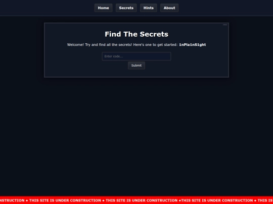 mystery screenshot
