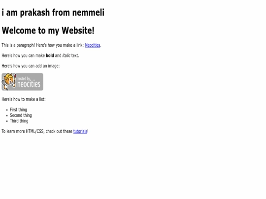 index screenshot