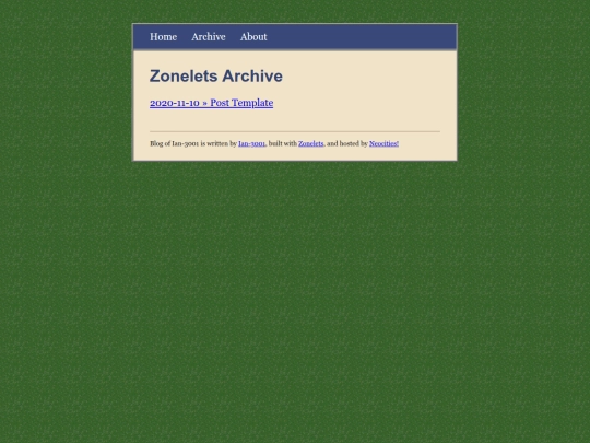 archive screenshot