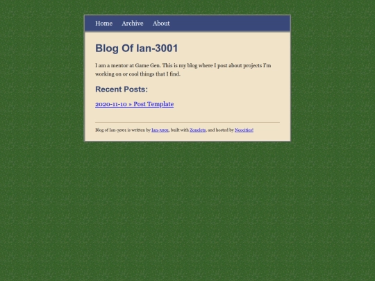 index screenshot