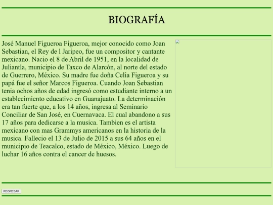 biografia screenshot
