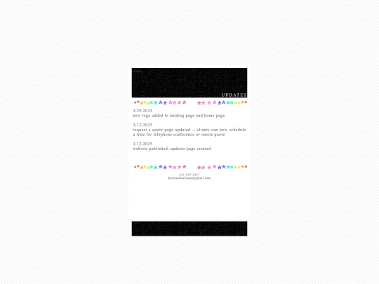 updates screenshot
