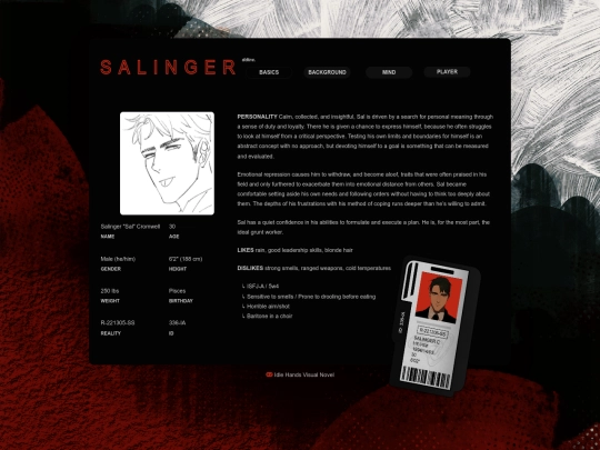 characters/sal/app screenshot
