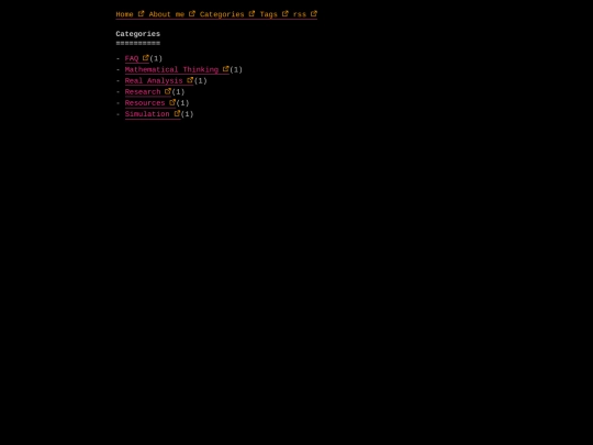 categories screenshot