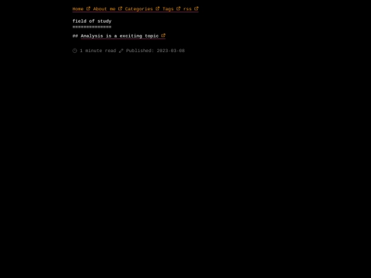 tags/field-of-study screenshot