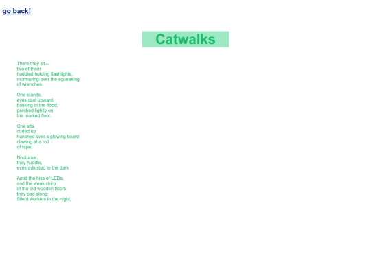 mywriting/catwalks screenshot