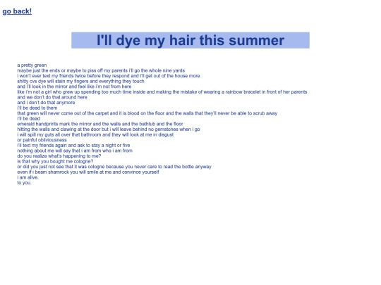 mywriting/dyemyhair screenshot