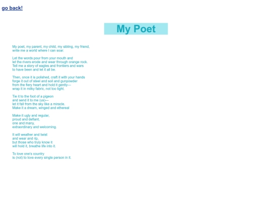 mywriting/mypoet screenshot