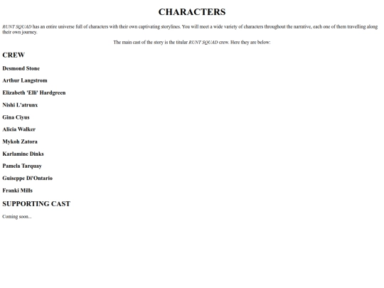 characters screenshot