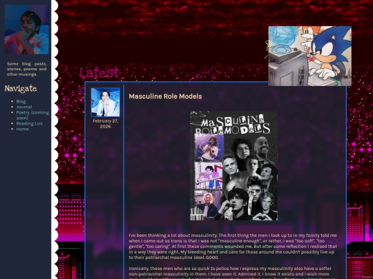 blog screenshot