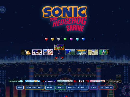 sonicshrine screenshot