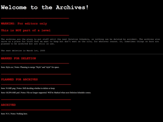 editorarchives screenshot