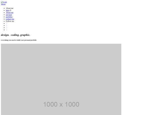 Portfolio screenshot