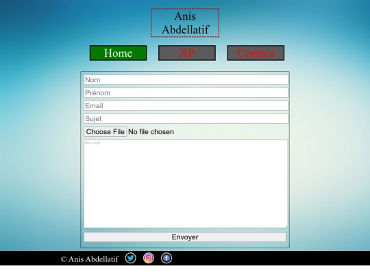 Contact screenshot