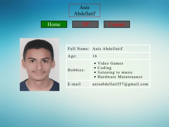 index screenshot
