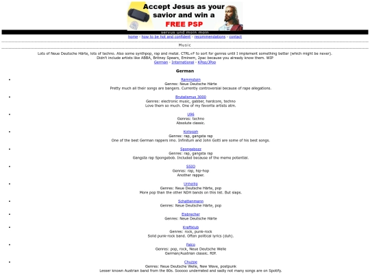 list/music screenshot