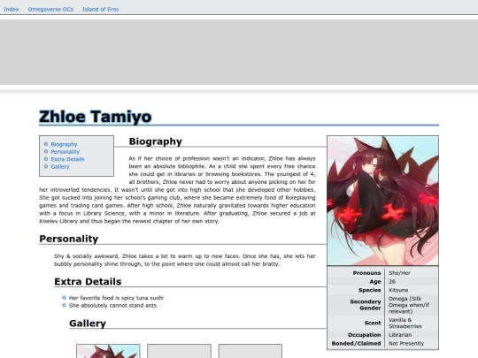 Character Wiki/ZhloeTamiyo screenshot