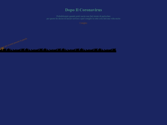 ArchivioHtmlInutili/DopoCorona screenshot