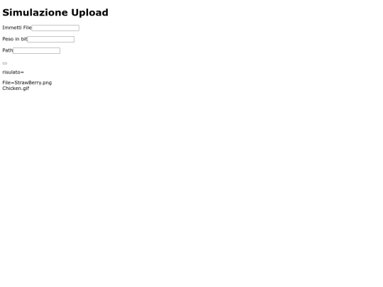 ArchivioHtmlInutili/SimulazioneUploadFile screenshot