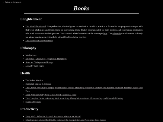 books screenshot