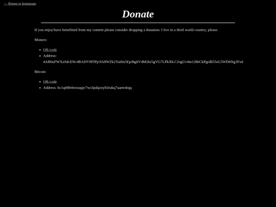 donate screenshot