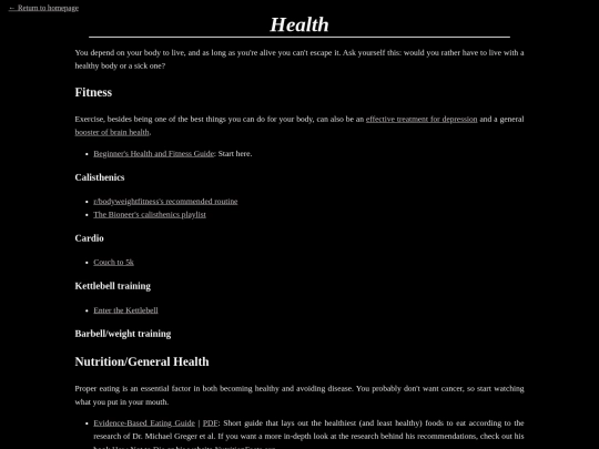 health screenshot
