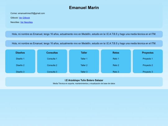 index screenshot