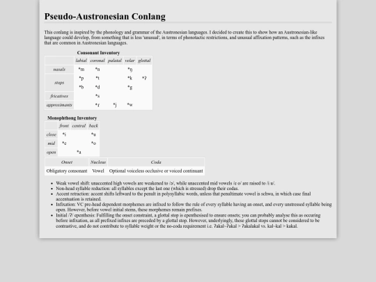 pseudoaustronesian screenshot