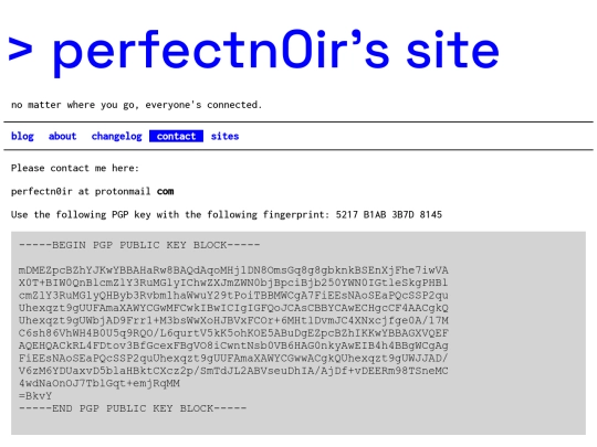 contact screenshot